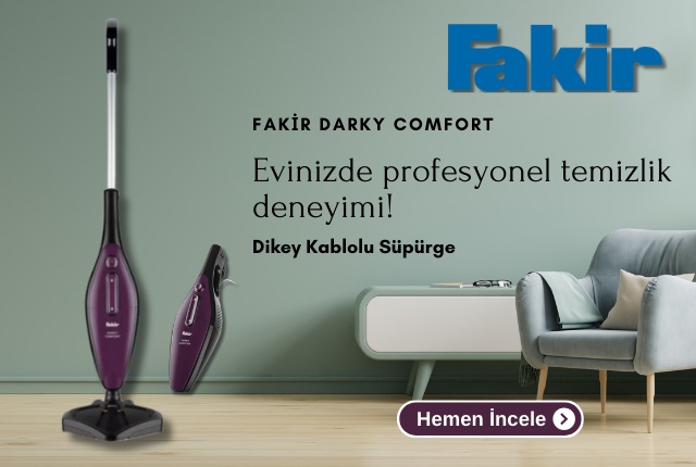 Fakir Darky Comfort Dikey Kablolu Süpürge Mor
