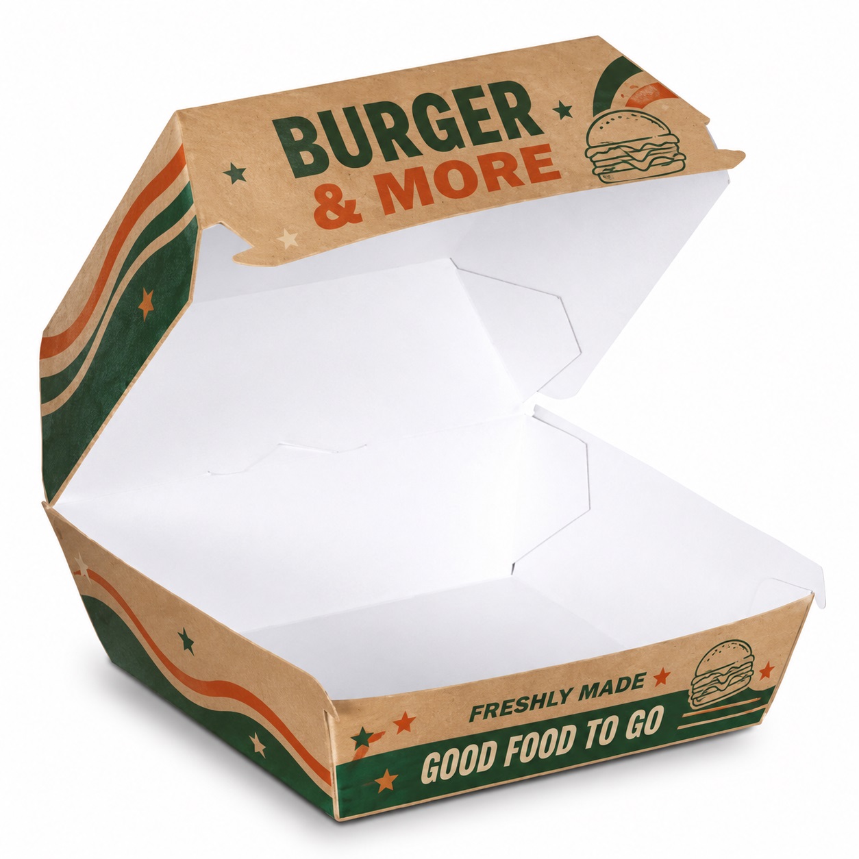 Burger boxes imported from Turkey - Paper Port guide - Tarfot